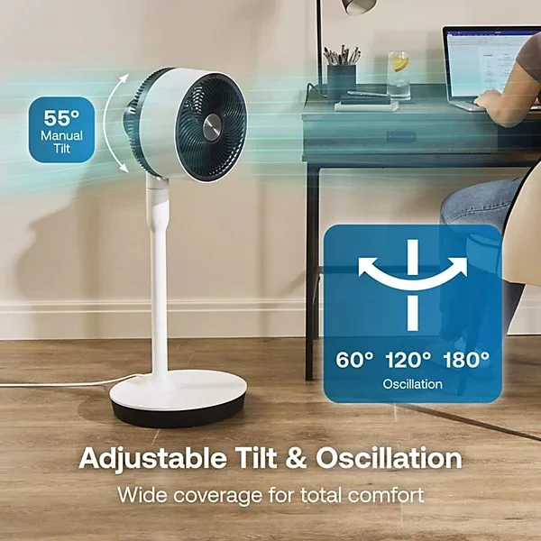 Dimplex Duo Cool Smart 2-in-1 Fan - White | DXACF001 - Image 4