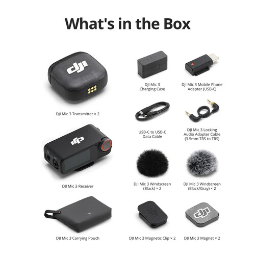 DJI Mic 3 Wireless Mic System 2‑Person | CP.RN.00000480.01 - Image 10