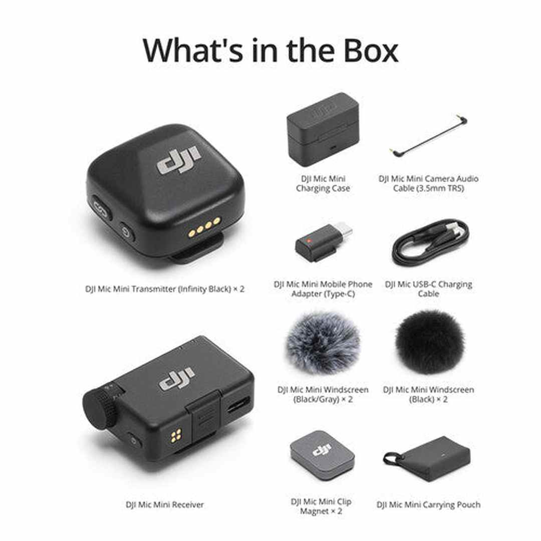 DJI Mic Mini 2-Person Compact Wireless Microphone System | CP.RN.00000433.01 - Image 6