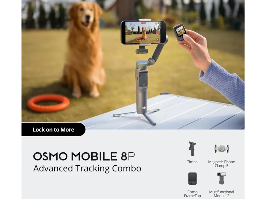 DJI Osmo Mobile 8P Advanced Tracking Combo | CP.OS.00000564.01 - Image 3
