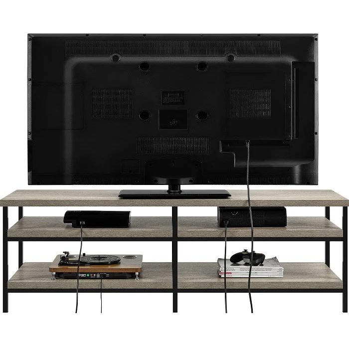 Dorel Elmwood TV Stand, Up to 60" TV's - Grey Oak - 1763096PCOMUK - Image 3