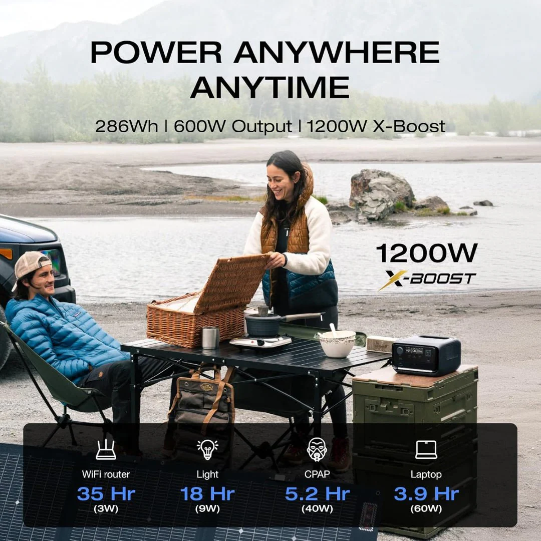 Ecoflow River 3 Plus Power Station 286wh Portable Power Station | EFRIVER3Plus-UK-CBOX - Image 3