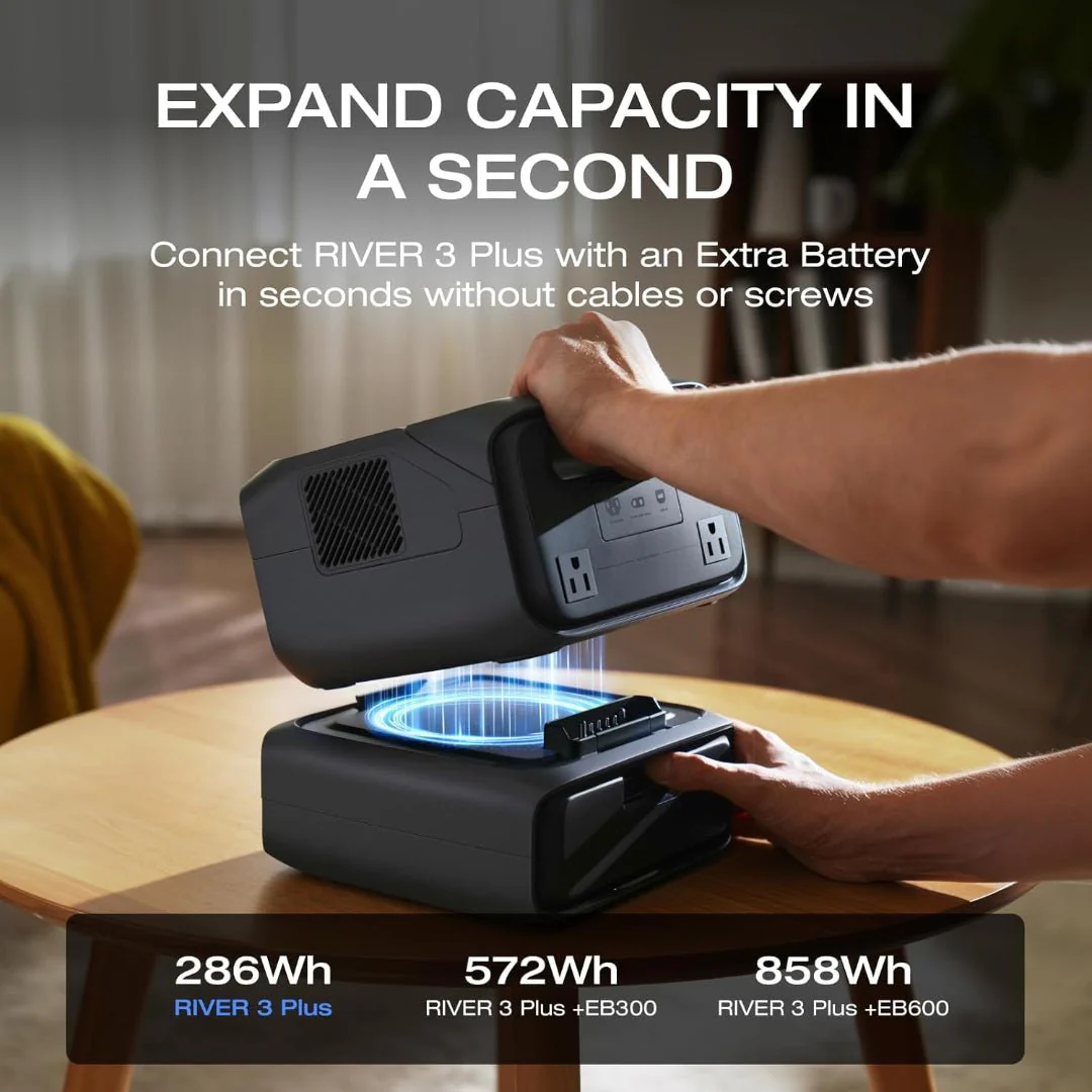 Ecoflow River 3 Plus Power Station 286wh Portable Power Station | EFRIVER3Plus-UK-CBOX - Image 5