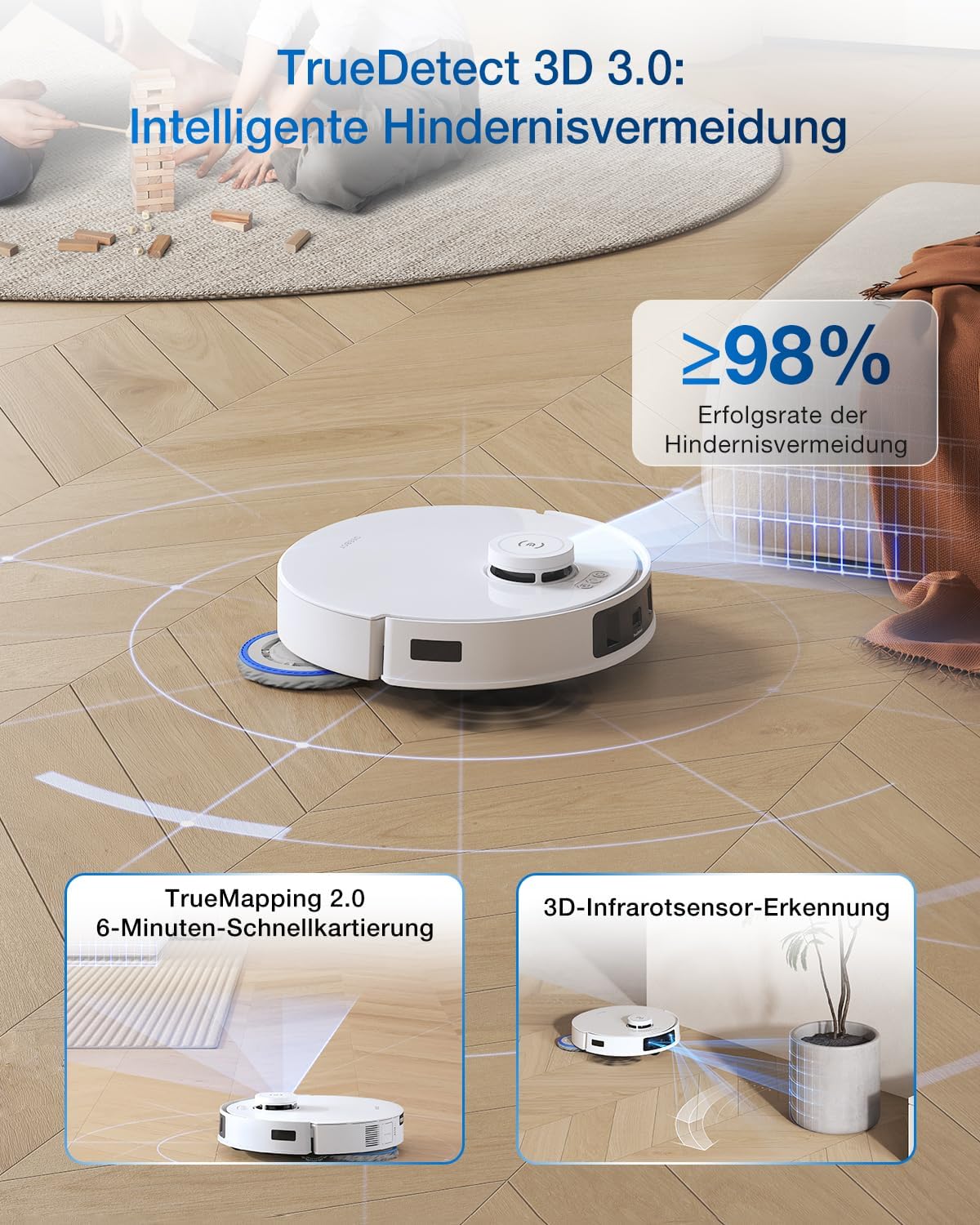 Ecovacs DEEBOT T30C PRO WHITE GEN 2 | 270-DLX15 - Image 6