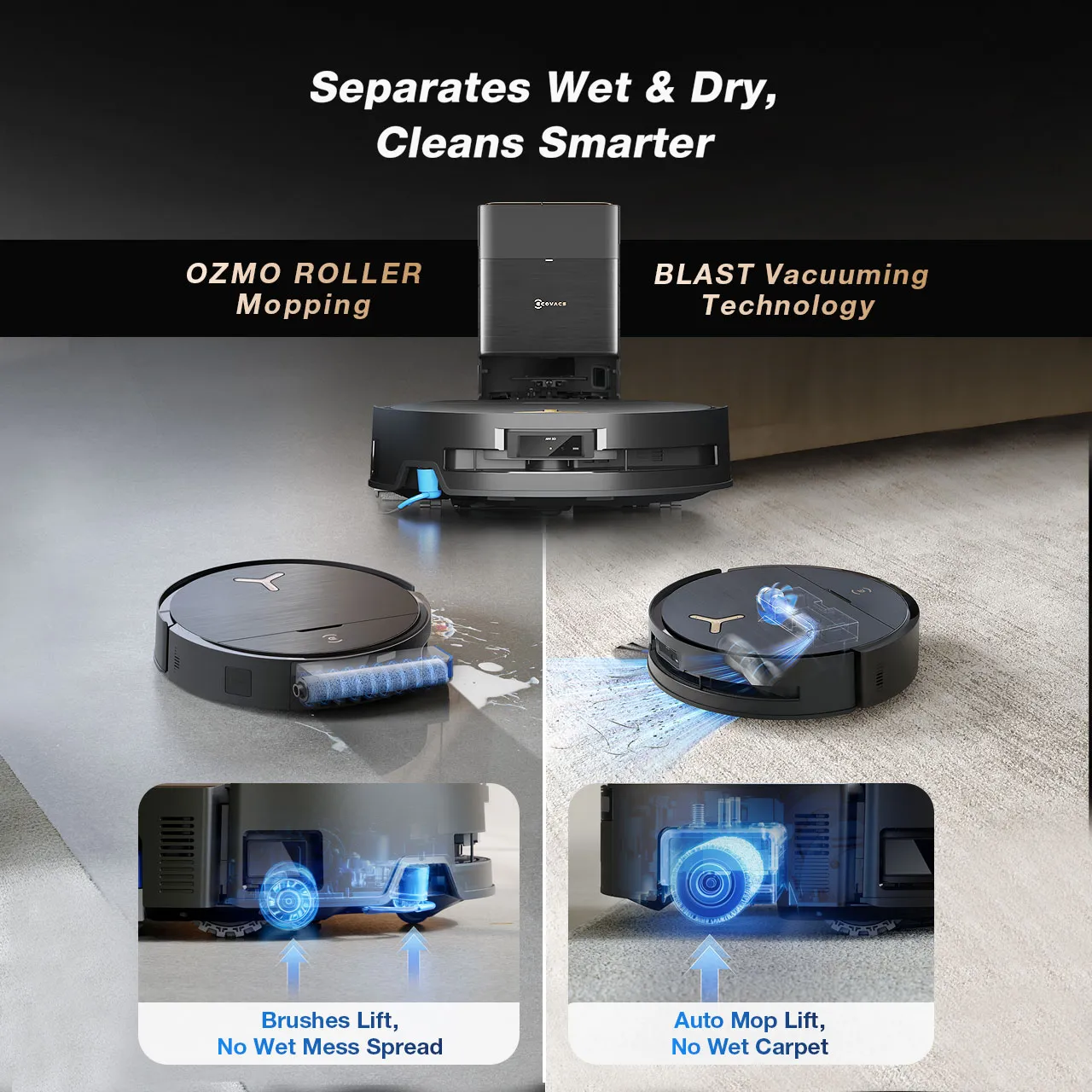ECOVACS DEEBOT X9 PRO OMNI Robot Vacuum & Mop | Dual-Powered Flagship Cleaner - Image 4