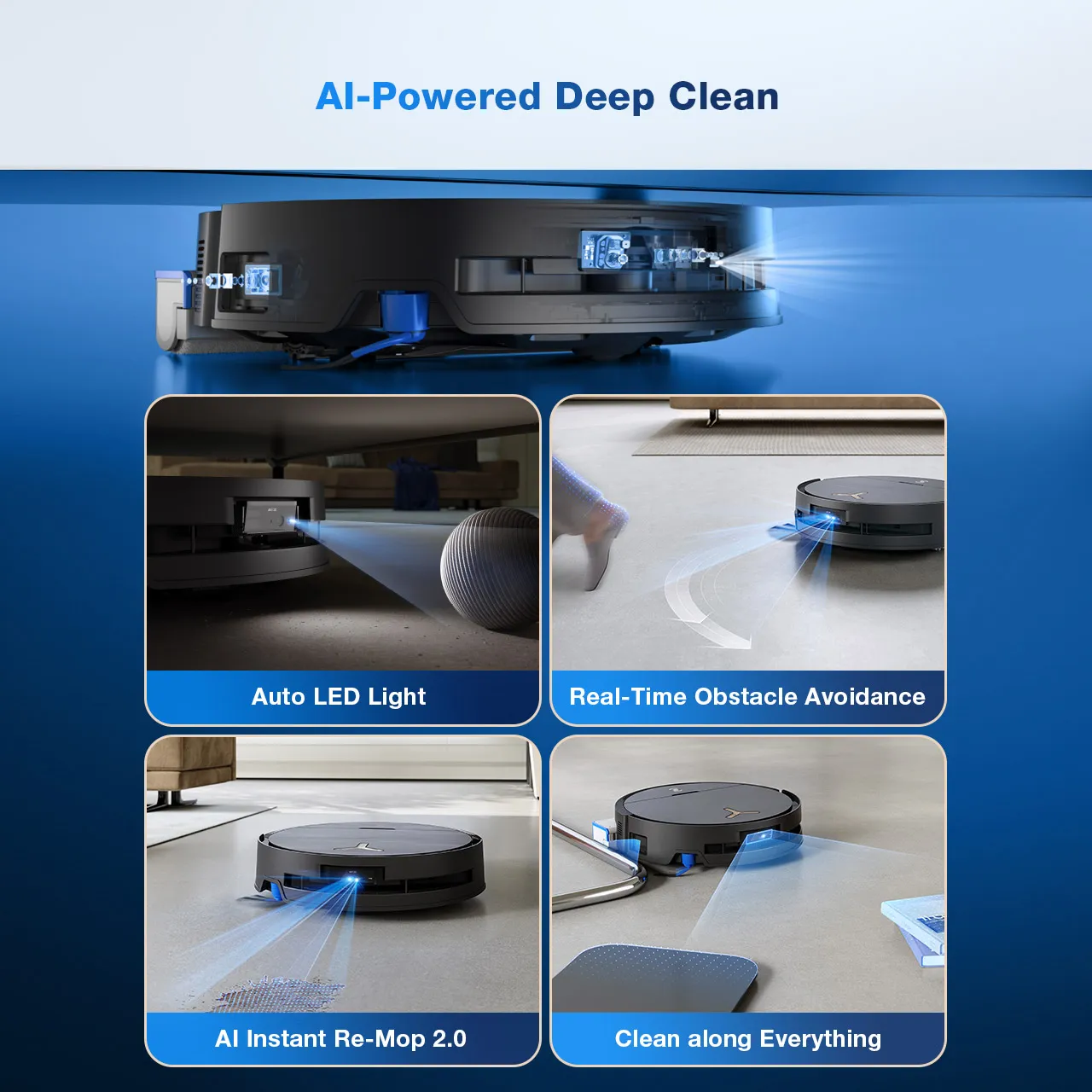 ECOVACS DEEBOT X9 PRO OMNI Robot Vacuum & Mop | Dual-Powered Flagship Cleaner - Image 6