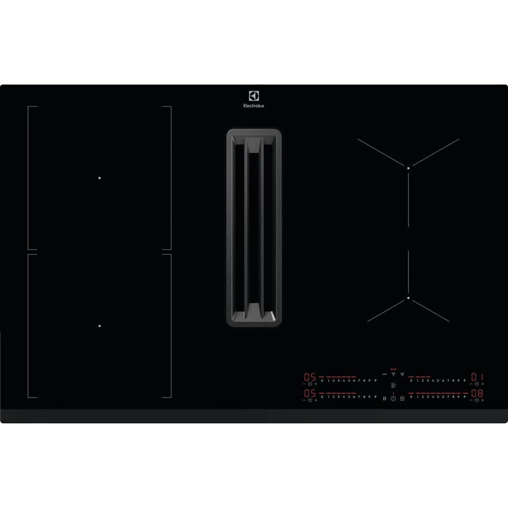Electrolux 80 cm Combo-Hob Hood – Induction with Built-In Extractor | LCC83443