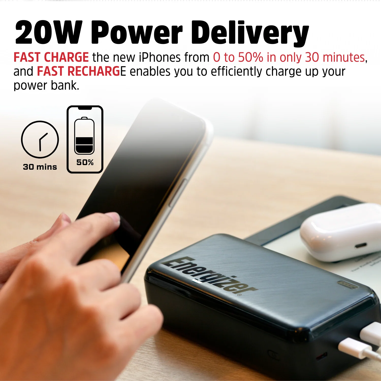Energizer 30,000mAh Ultimate Power Bank | UE30055PQ - Image 7
