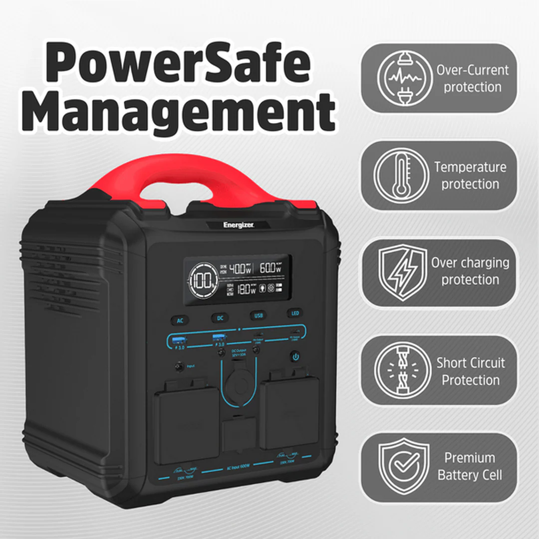 Energizer 550Wh Power Station | PPS550W1F-UK - Image 4