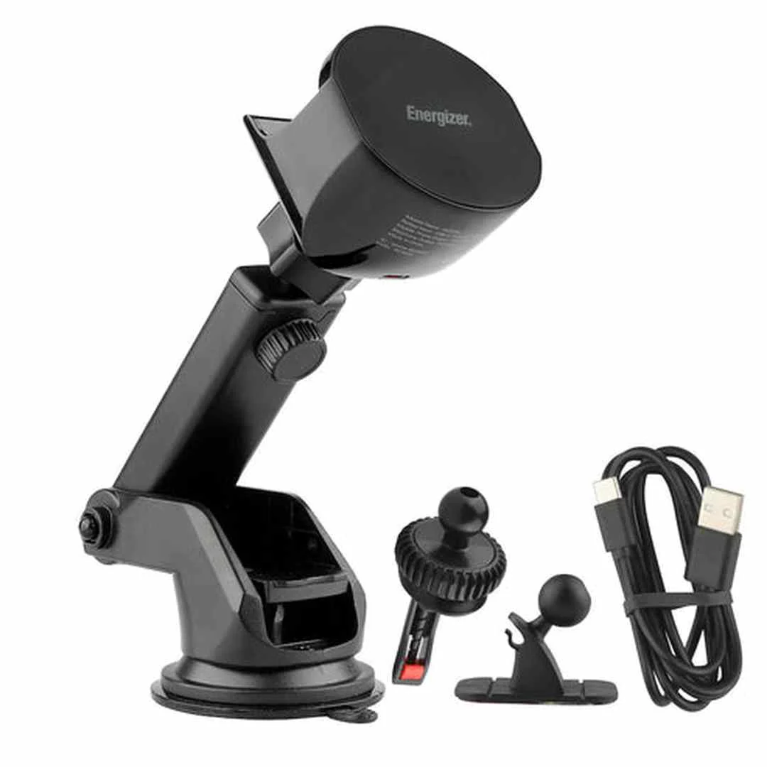 Energizer Magnetic In-Car Qi Wireless Charger for iPhone and AirPods | ECA002 - Image 3