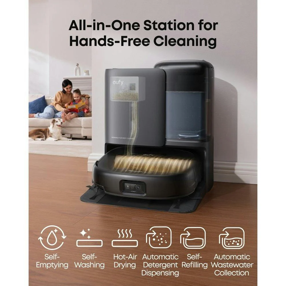 Eufy E25 Robot Vacuum Cleaner with Self-Empty Station | T2353V11 - Image 3