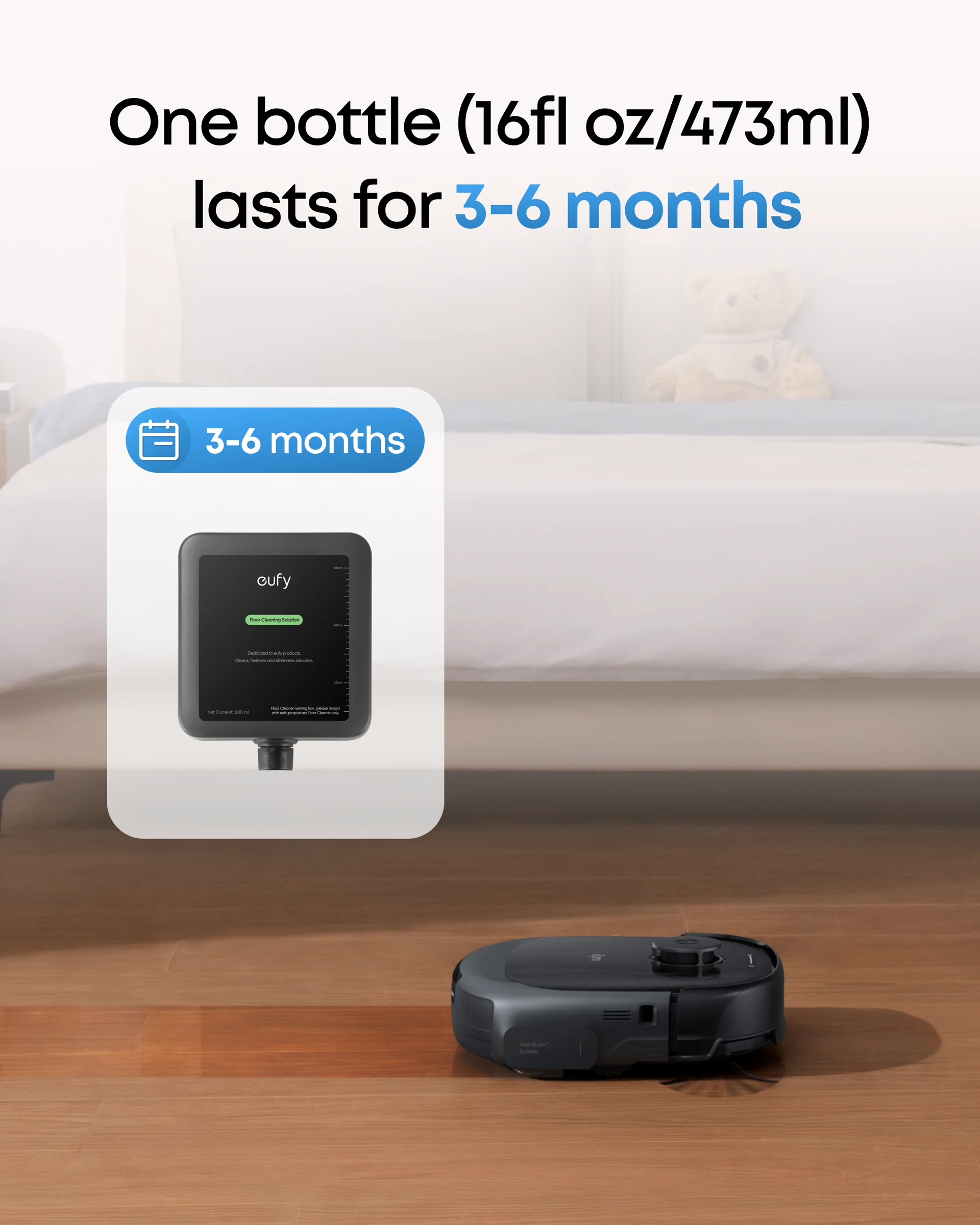 Eufy Floor Cleaning Solution 600 ml for Omni E25 | T291HA11 - Image 6