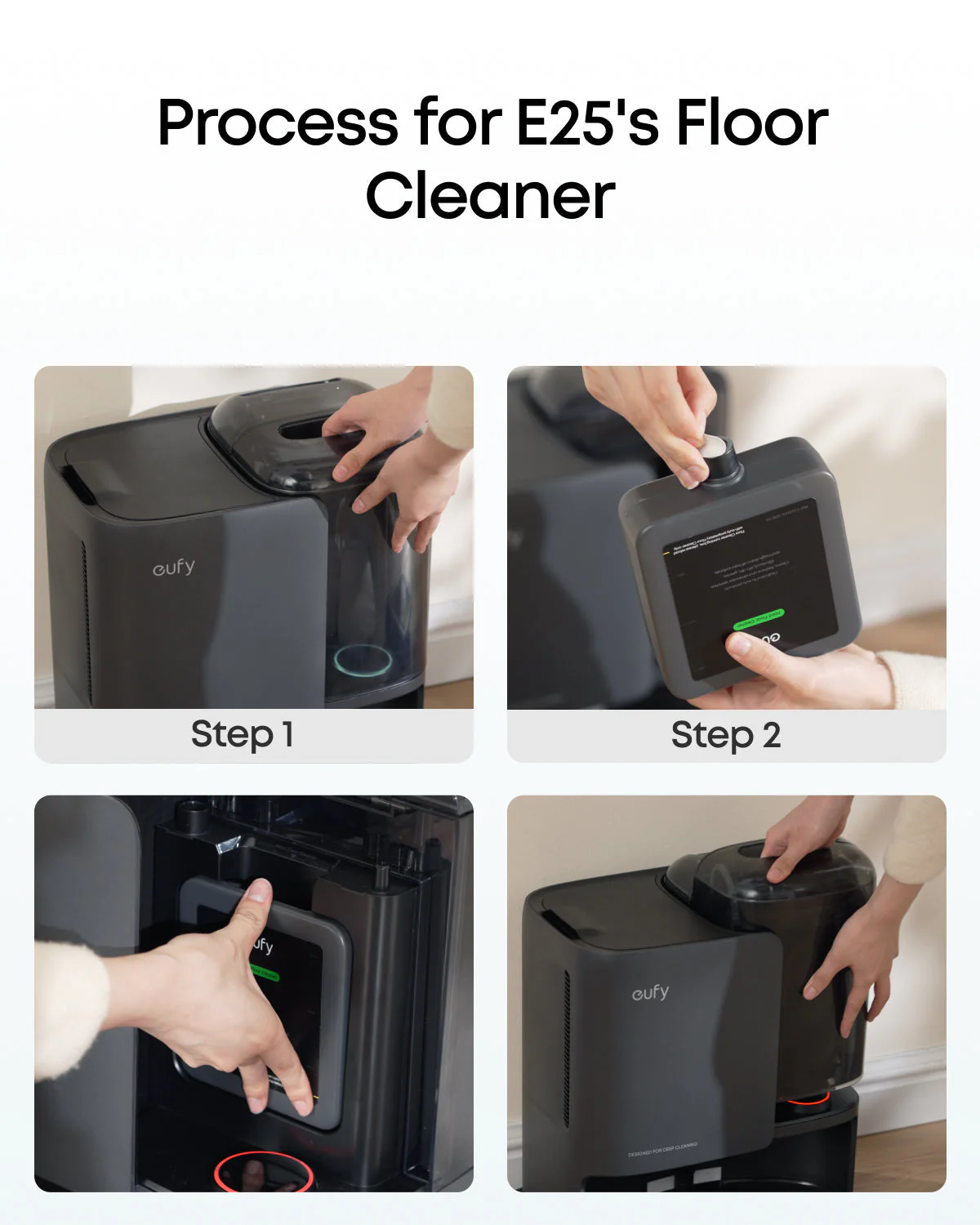 Eufy Floor Cleaning Solution 600 ml for Omni E25 | T291HA11 - Image 8