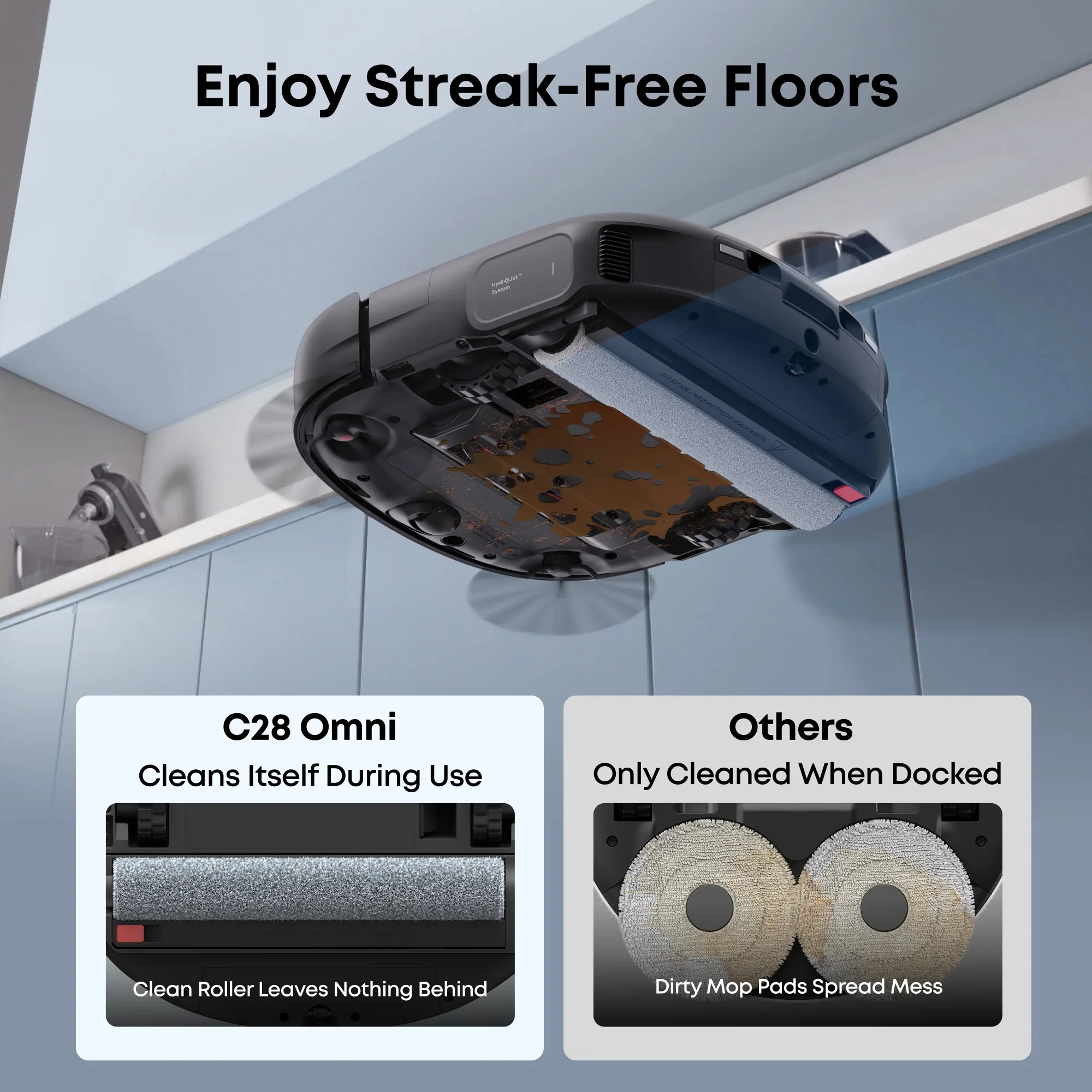 Eufy Omni C28A Robot Vacuum & Mop with All-in-One Station with Accessory Kit | T211AV10 - Image 5