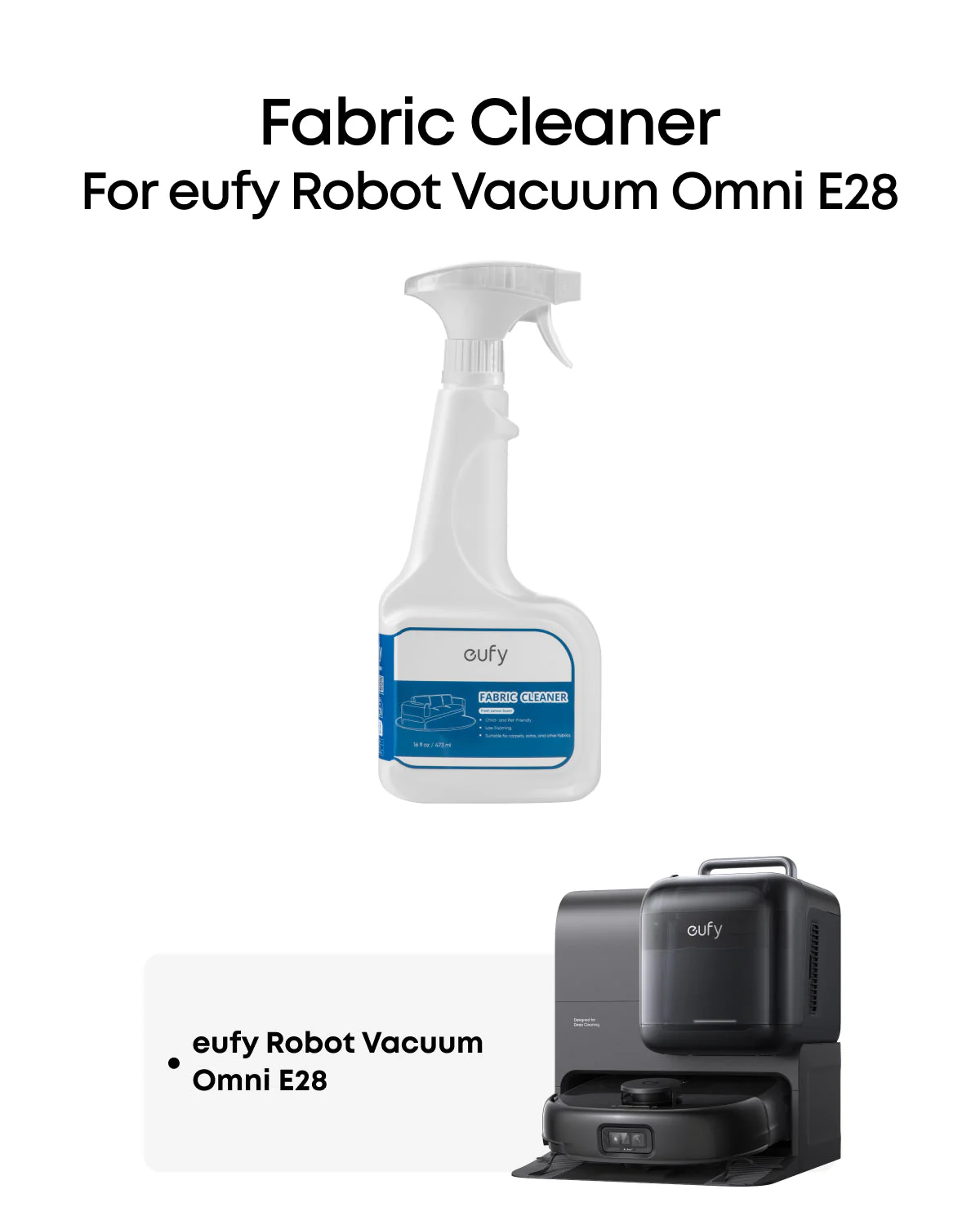 Eufy Omni E28 Fabric Cleaning Solution 473 ml | T290PG20 - Image 4