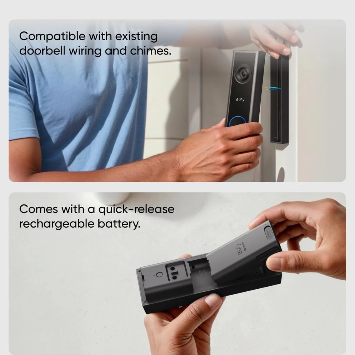 Eufy Video Doorbell C31 Smart Doorbell 2K - Black | T8223312 - Image 6