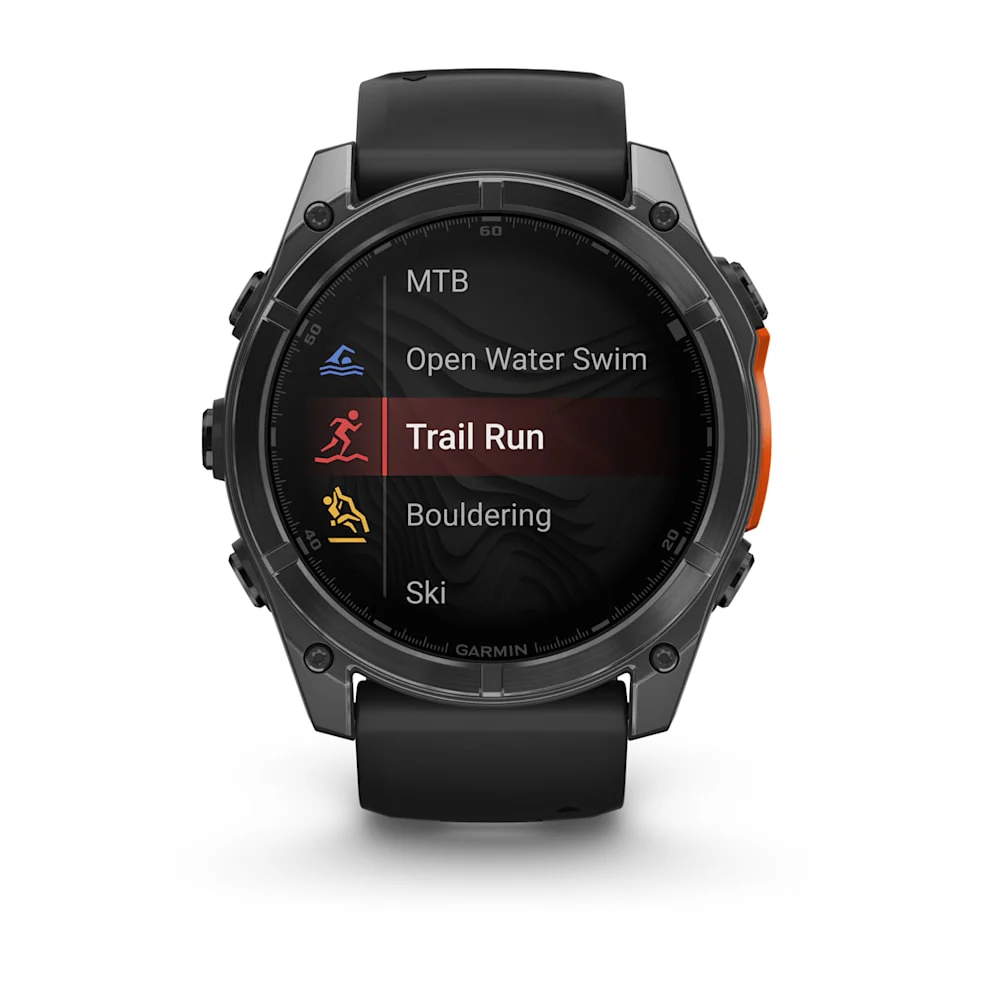 Garmin fēnix® 8 51 mm AMOLED GPS Multisport Smartwatch-Slate grey(black band) | 010-02905-00 - Image 6