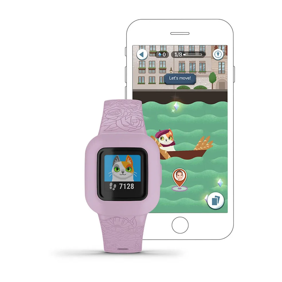 GARMIN VIVOFIT JR 3, WW - LILAC FLORAL | 49-GAR-010-02441-01 - Image 2