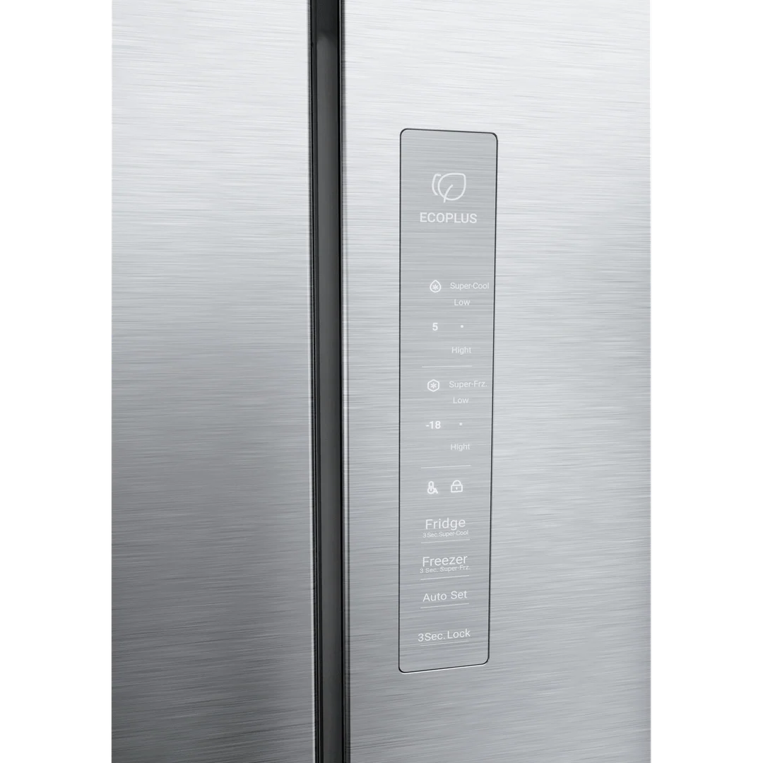 Haier Cube 83 Series American Fridge Freezer – Silver | HCR3818ENMG - Image 6