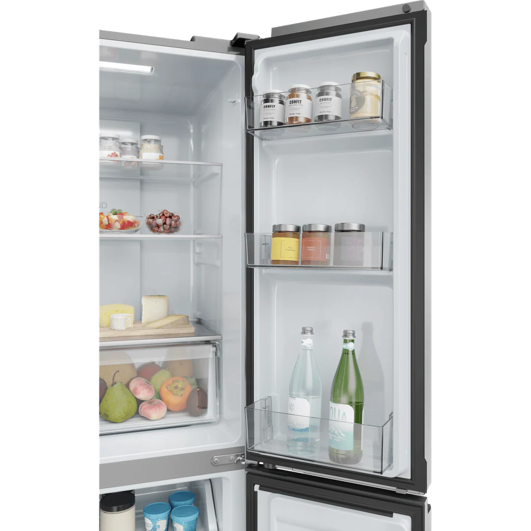 Haier Cube 83 Series American Fridge Freezer – Silver | HCR3818ENMG - Image 7