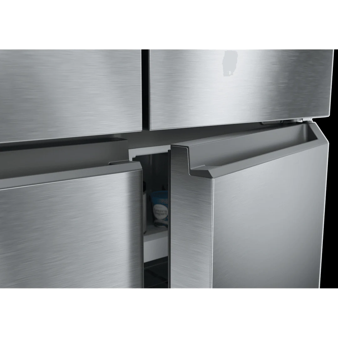 Haier Cube 83 Series American Fridge Freezer – Silver | HCR3818ENMG - Image 8