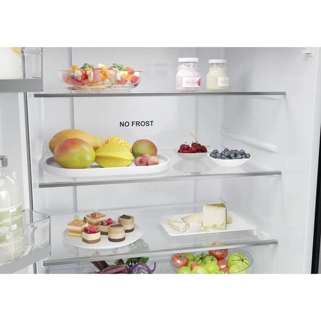 Haier FD 70 Series 5 444L No Frost Freestanding Fridge Freezer in Black | HFR5719EWPB - Image 9