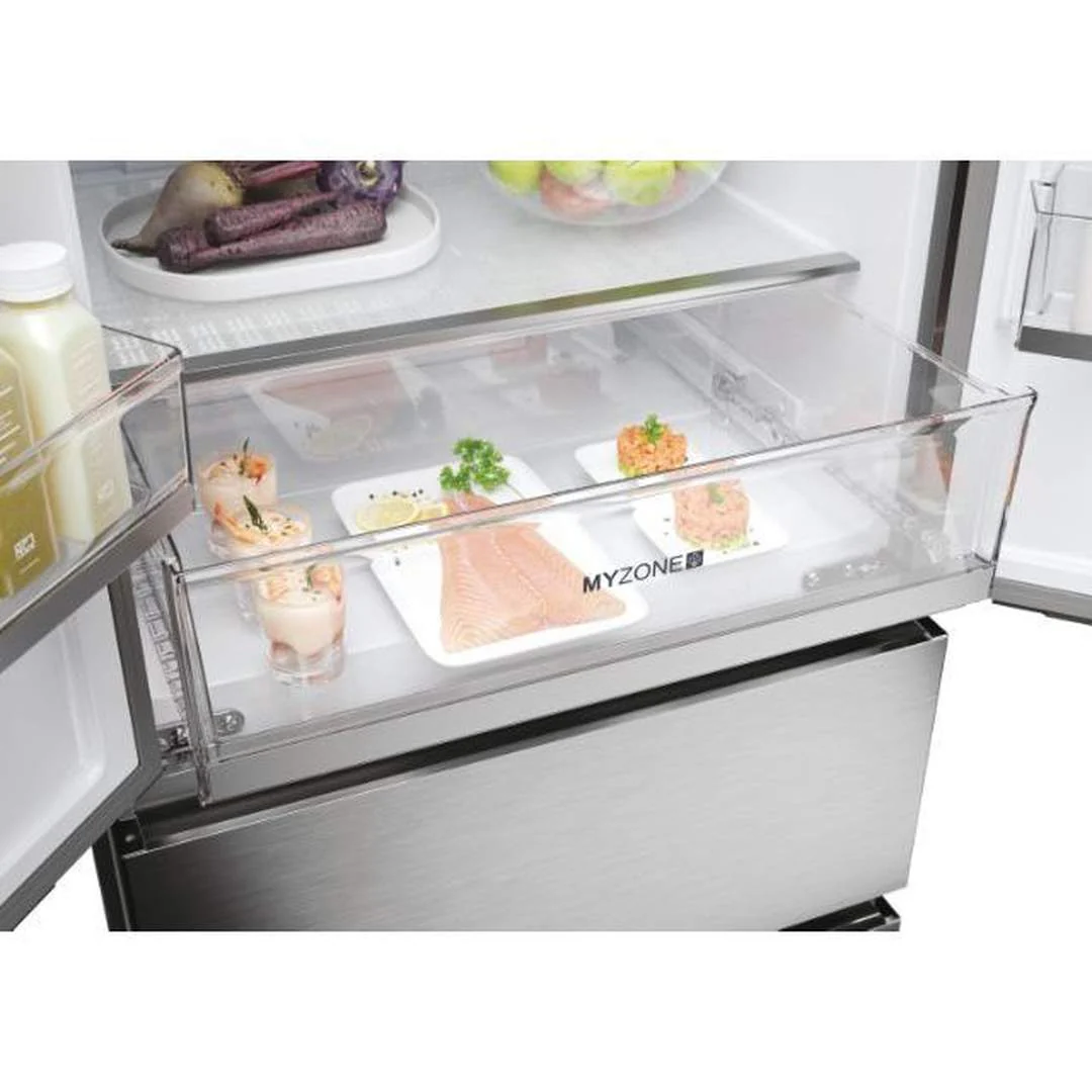 Haier Freestanding No Frost American Fridge Freezer | HFR5719EWMP - Image 8