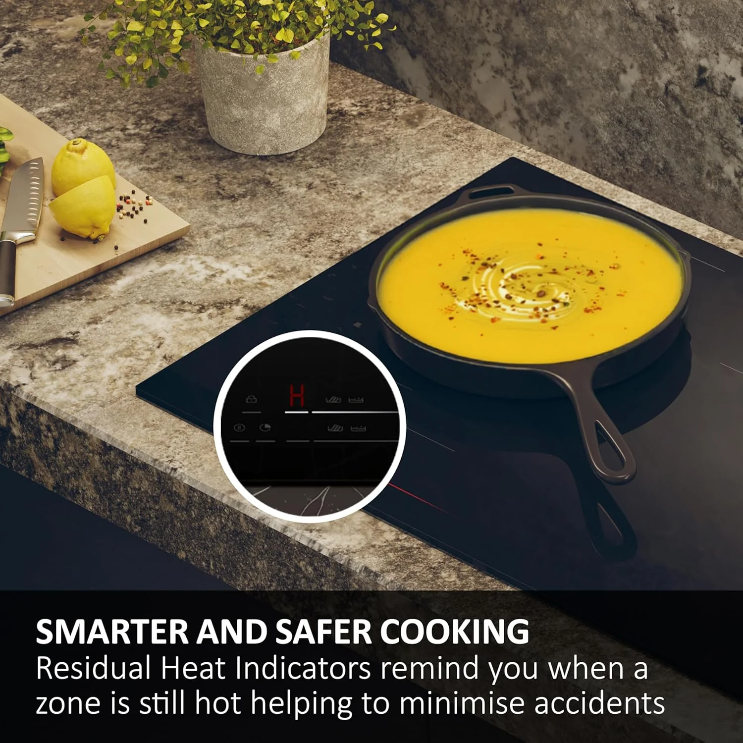 Haier ID Series 2 60cm 4 Zone Induction Hob with WiFi | HAISJ64MC - Image 9