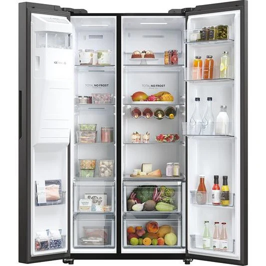 Haier SBS 90 Series 5 601L Total No Frost American Fridge Freezer | HSW59F18EIPT - Image 4