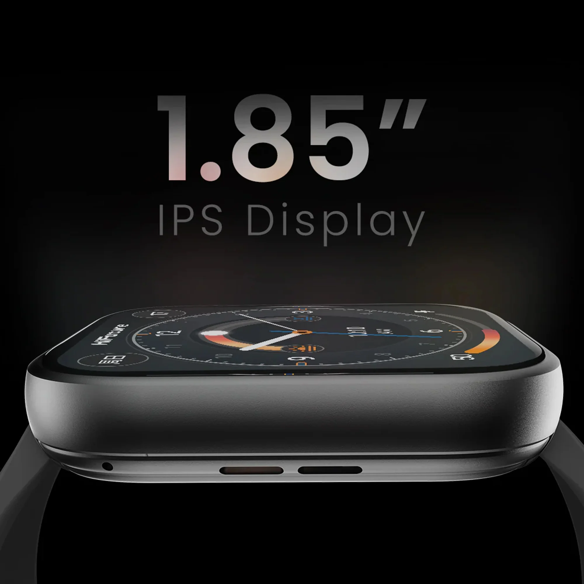 HiFuture Lume Smart Watch 1.85" Display | Silver - Image 3