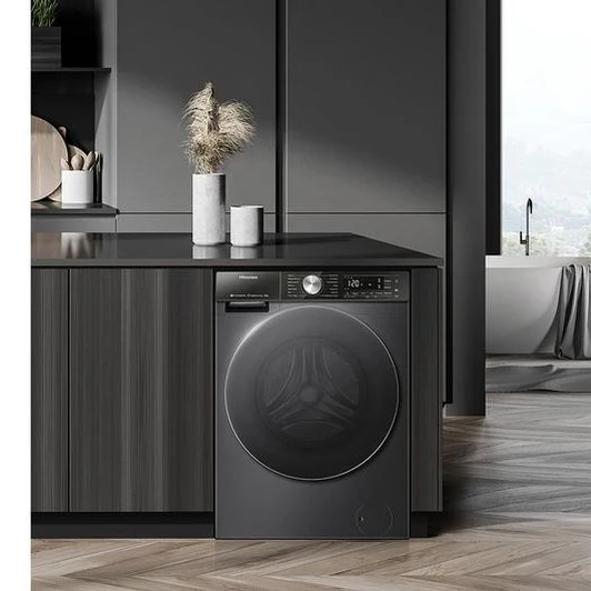 Hisense  5S Series Auto Dosing WiFi-enabled 12 kg 1400 Spin Washing Machine - Black | WF5S1245BB - Image 4