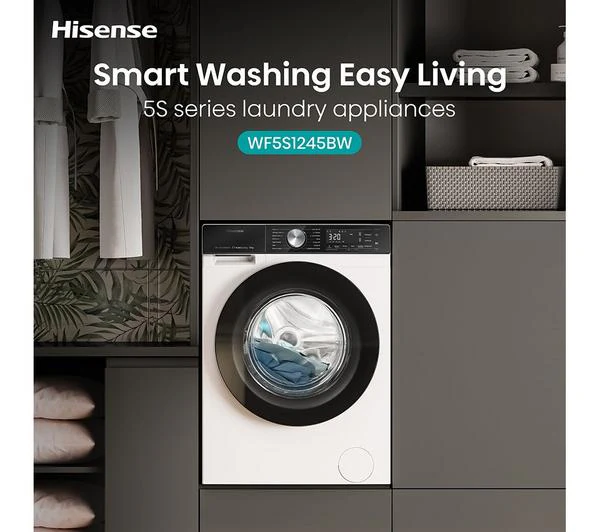 Hisense 5S 1400rpm Freestanding Washing Machine | WF5S1245BW - Image 4