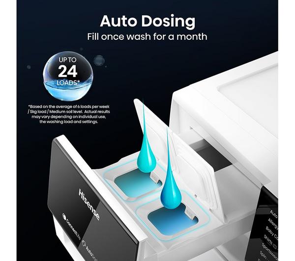 Hisense 5S 1400rpm Freestanding Washing Machine | WF5S1245BW - Image 8
