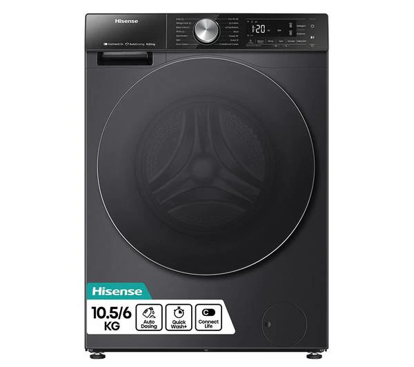 Hisense 5S Series 10.5kg Auto Dosing WiFi Washer Dryer | WD5S1045BB