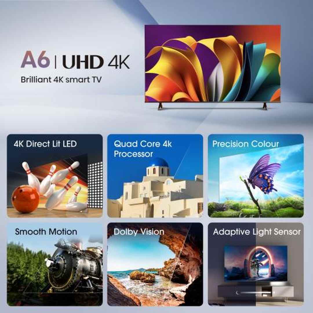 Hisense A6N 43" 4K UHD Smart TV | 43A61N - Image 3
