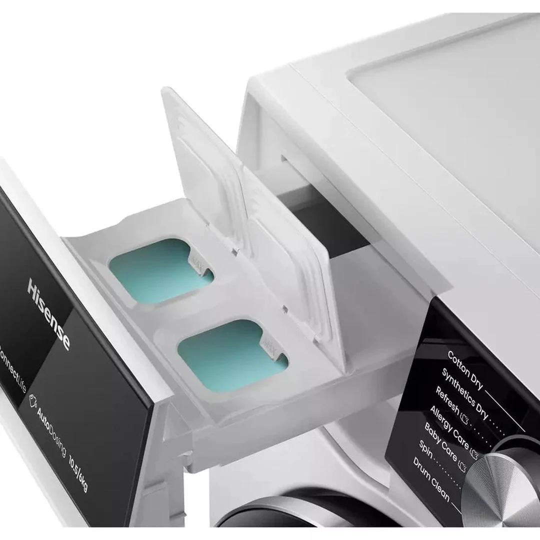 HISENSE Auto Dosing 10.5 kg Washer Dryer | WD5S1045BW - Image 4