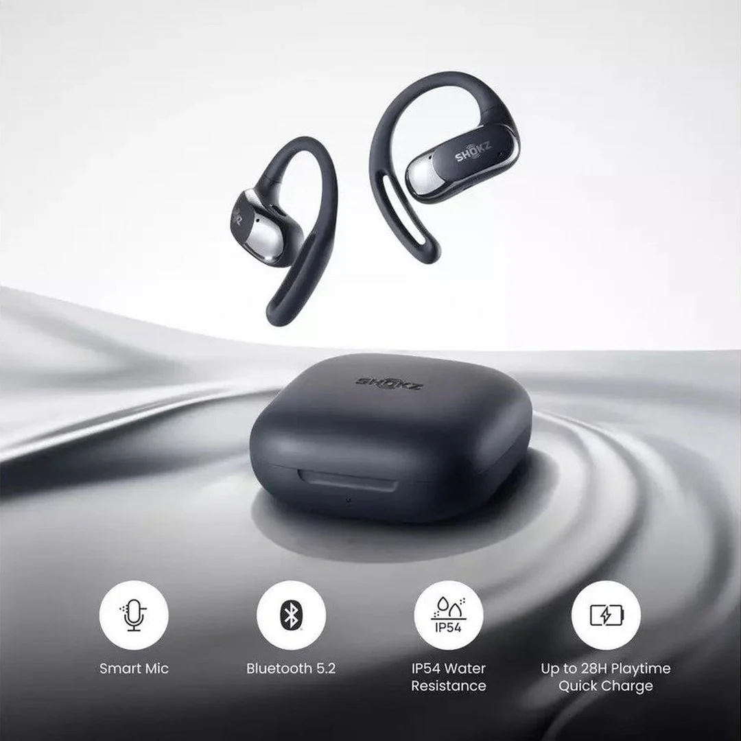 Shokz OpenFit Air True Wireless Earbuds - Black | 38-T511BK - Image 5