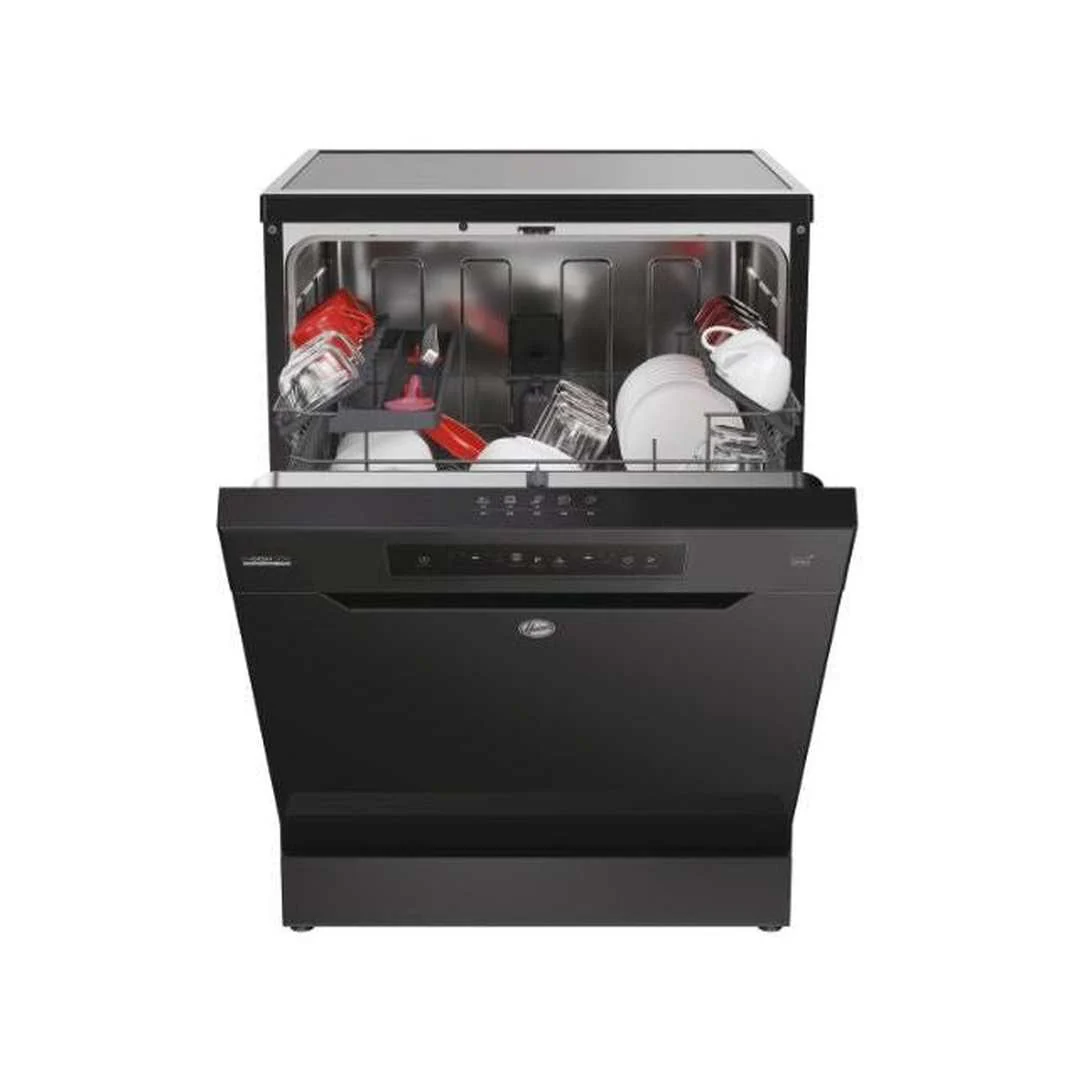 Hoover Black 13 Place Free Standing Dishwasher | HF3C7L0B-80 - Image 2