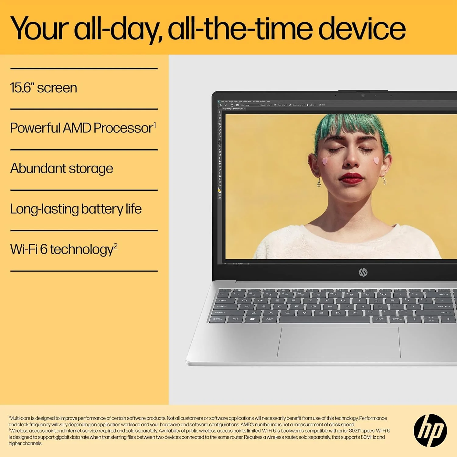 HP 15.6" AMD Ryzen 7 5825U Processor | 16GB RAM | 1TB SSD | AMD Radeon Graphics | BQ7X8EA#ABU - Image 10