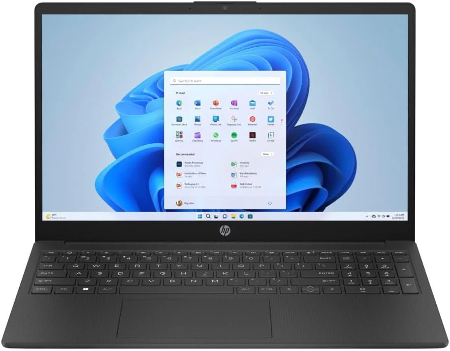 HP 15.6" FHD LCD, AMD Ryzen 5 7520U Quad-Core, 8GB LPDDR5 RAM, 512GB SSD | BM2V0EA#ABU