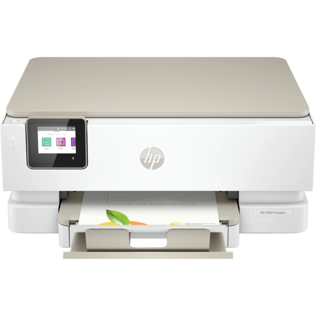 Hp ENVY Inspire 7220e All-in-One Wireless Colour Printer | 3 Months Free Instant Ink with HP+ | White | 2-sided printing | Touchscreen | Self-healing Wi-Fi | 242P6B#687