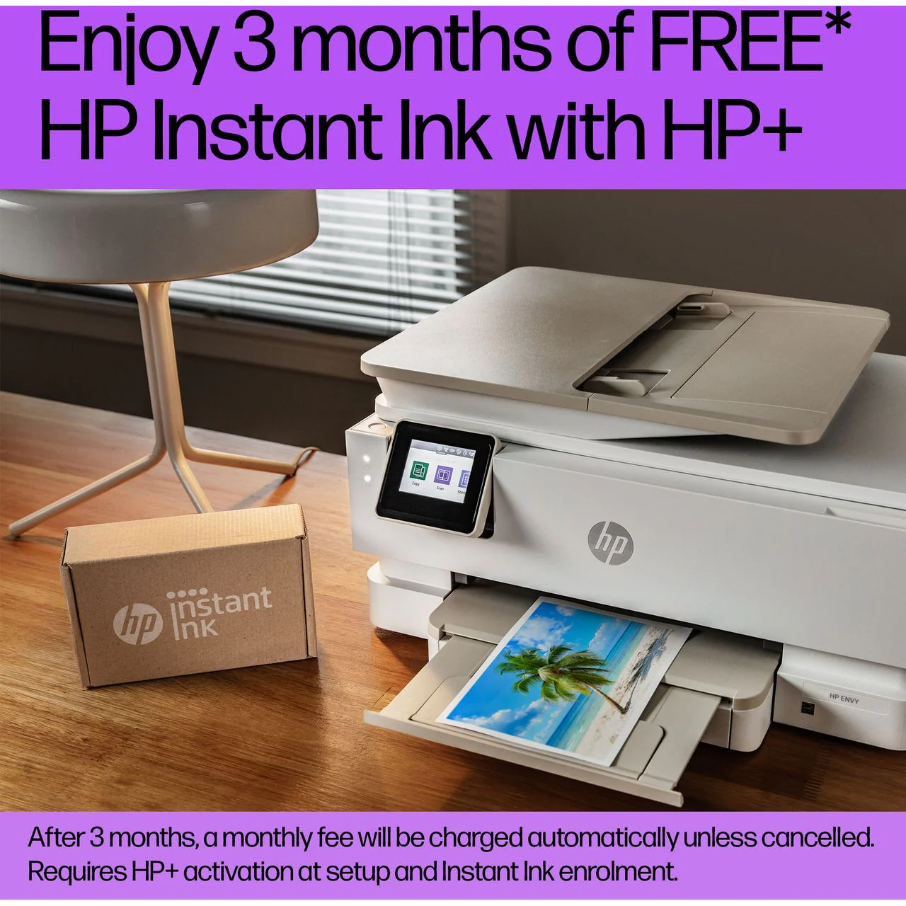 HP ENVY Inspire 7920e All-in-One Wireless Colour Printer | 3 Months Free Instant Ink with HP+ | 35-page Automatic Document Feeder | White | 242Q0B#687 " - Image 5