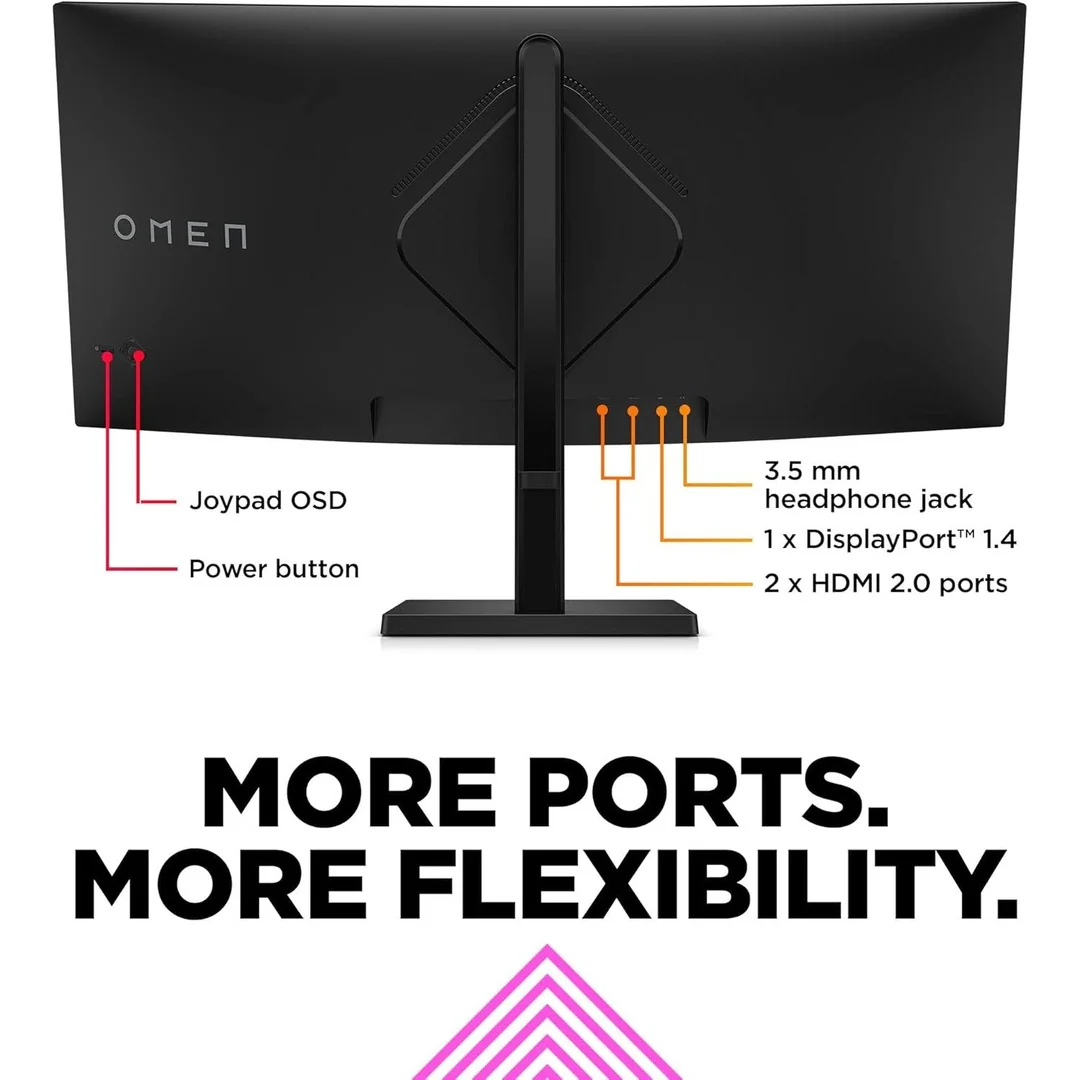 HP OMEN 34 Inch FHD IPS Gaming Monitor | 780K8AA#ABU - Image 10