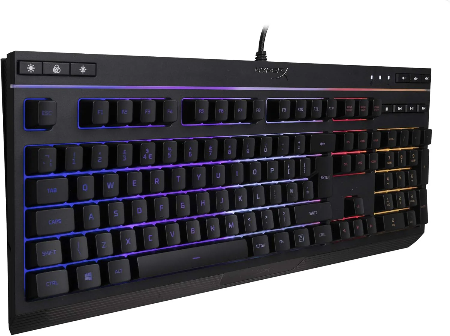 HyperX Alloy Core RGB Membrane Gaming Keyboard | HX-KB5ME2-UK - Image 3