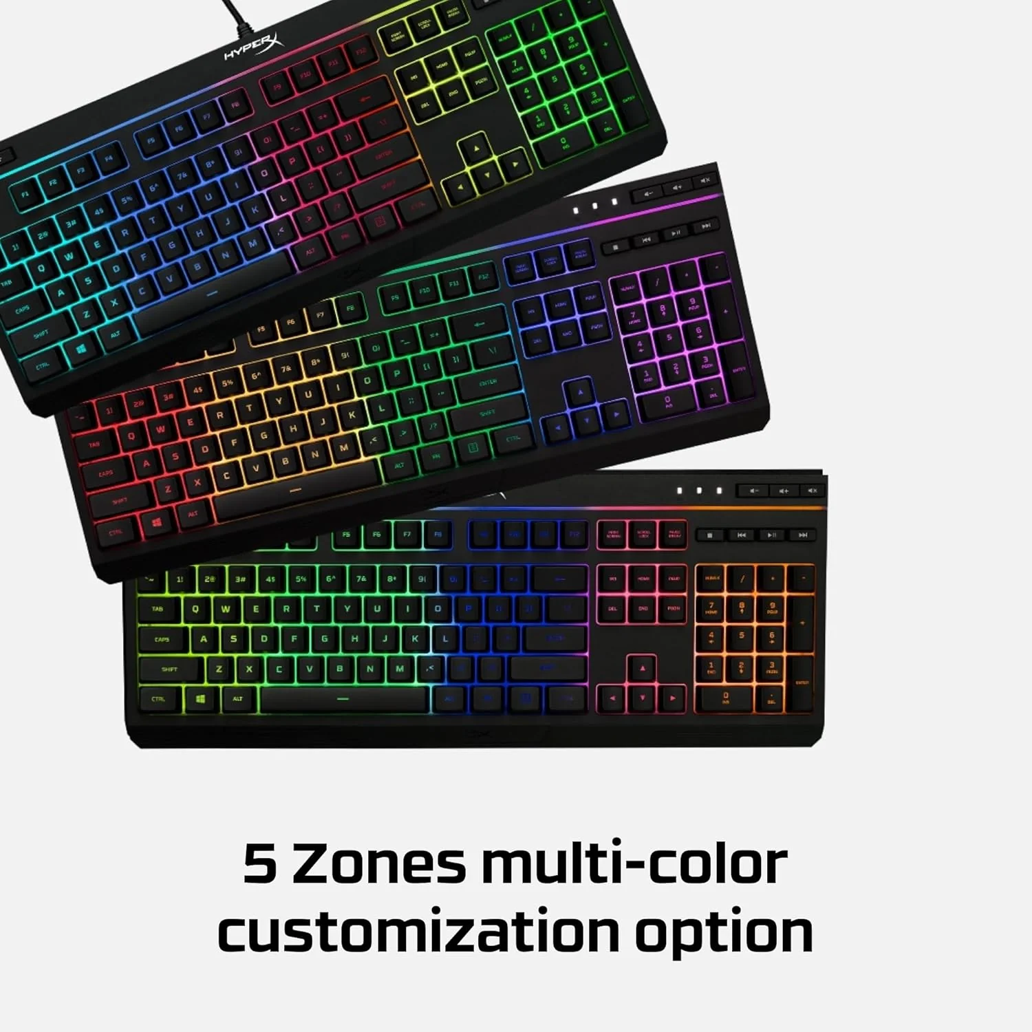 HyperX Alloy Core RGB Membrane Gaming Keyboard | HX-KB5ME2-UK - Image 5