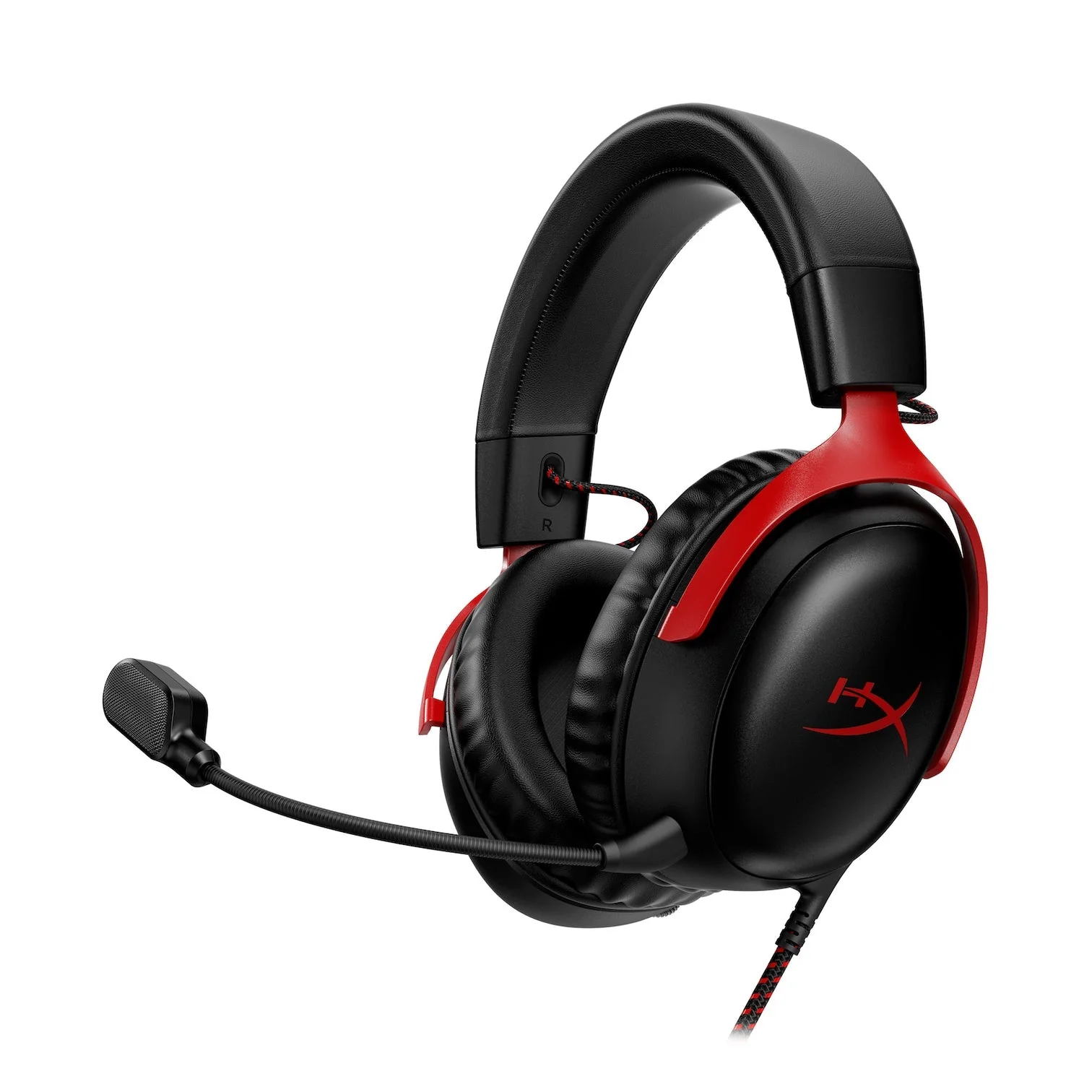 HyperX Cloud III Black/Red Gaming Headset | 259-727A9AA - Image 2