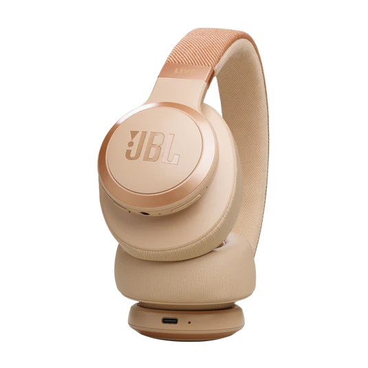 JBL Live 770NC Over-Ear Noise-Cancelling Headphones – Sandstone | JBLLIVE770NCSAT - Image 5