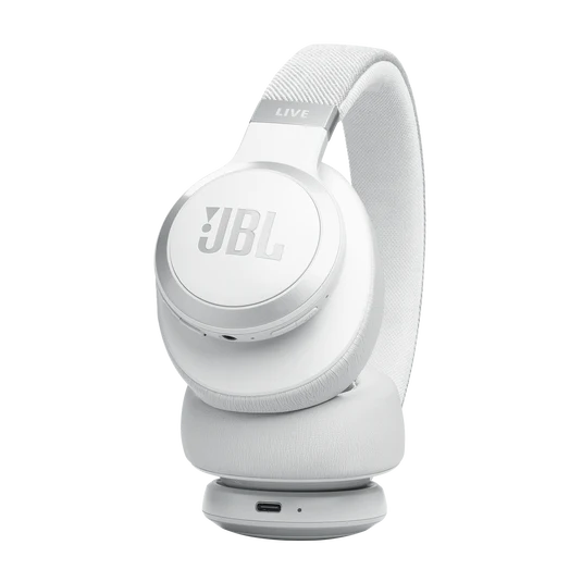 JBL Live 770NC Over-Ear Noise-Cancelling Headphones – White | JBLLIVE770NCWHT - Image 4