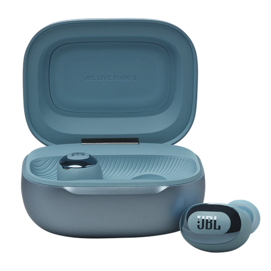JBL Live Buds 3 True Wireless Noise-Cancelling Earbuds - Blue | JBLLIVEBUDS3BLU - Image 3