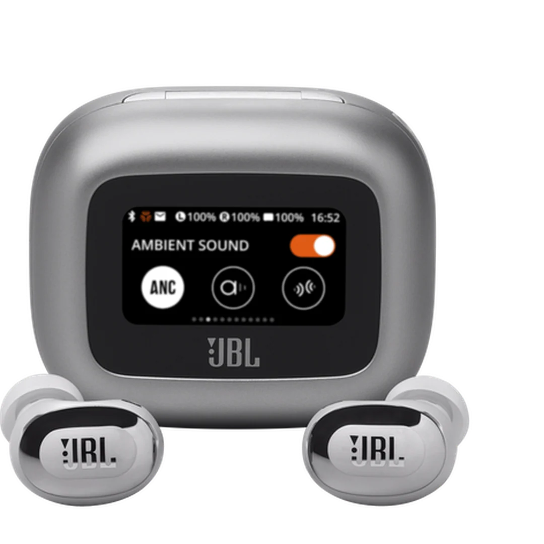 JBL Live Buds 3 True Wireless Noise-Cancelling Earbuds Silver | JBLLIVEBUDS3SIL